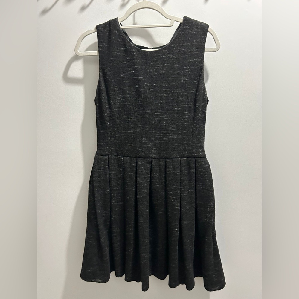 Talula black-dark gray short dress size 8